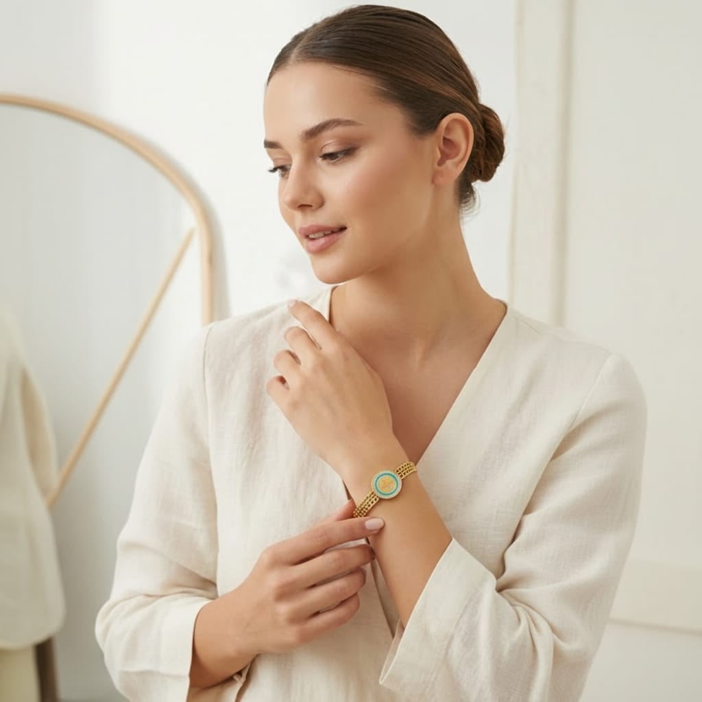 turquoise calligraphy medallion gold turquoise calligraphy medallion gold