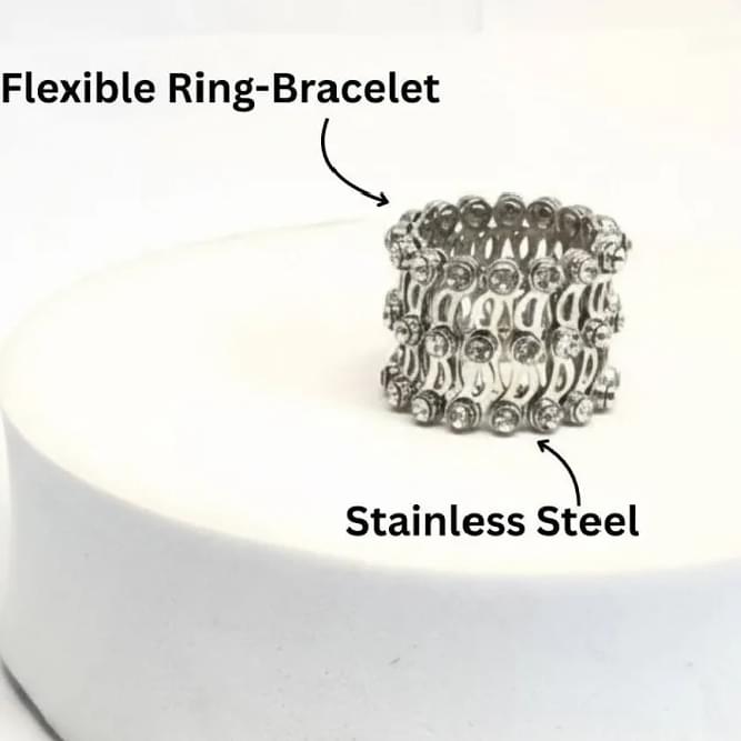 magic 2 in 1 convertible gold plated ring to bracelet (kada) magic 2 in 1 convertible gold plated ring to bracelet (kada)