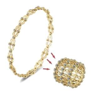 Magic 2-in-1 Convertible Ring to Bracelet (Kada)